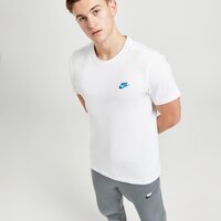Koszulka męska NIKE T-SHIRT CORE TEE WHT/BLU TEE fd1184-100 kolor biały