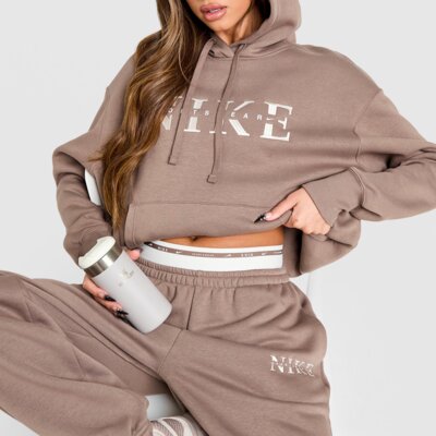 NIKE BLUZA Z KAPTUREM W NSW PHNX FLC PO HOOD GLS