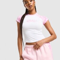 Koszulka damska HOODRICH T-SHIRT FIELD RAGLAN CAPPED FITTED TEE hw02260100 kolor biały