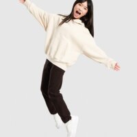 Bluza dziecięca JORDAN BLUZA Z KAPTUREM BRKN FLC G 45f136-xae kolor beżowy