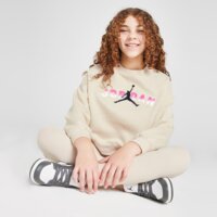Bluza dziecięca JORDAN BLUZA (G)JDAN LGO CREW LT BRWN G 45d590-xae kolor beżowy