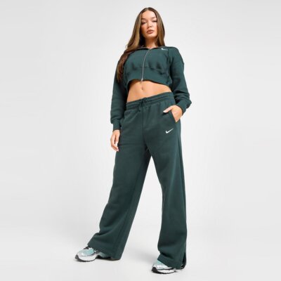 NIKE SPODNIE W NSW PHNX FLC HR WIDE LEG
