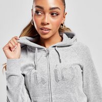 Damska bluza JUICY COUTURE BLUZA ROZPINANA Z KAPTUREM DMNT GMRL jcjdw227133 kolor szary