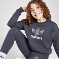 Bluza dziecięca ADIDAS BLUZA (G)GLTR TREF 3S CREW BLU G jd1246 kolor granatowy
