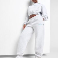 Spodnie damskie HOODRICH SPODNIE LEAD WIDE JOG LGM/BLU hw01250228 kolor szary