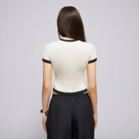 Koszulka damska ADIDAS T-SHIRT KNITTED 3S TEE jj0961 kolor kremowy