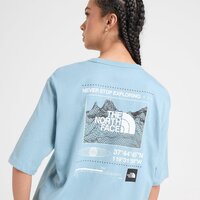 Koszulka damska THE NORTH FACE T-SHIRT TECH GRPH BF T BLU/WH nf0a8cbq4261 kolor niebieski