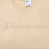 Koszulka damska CHAMPION T-SHIRT CREWNECK T-SHIRT 116935ms073 kolor beżowy