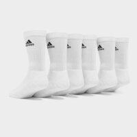 Damskie skarpetki ADIDAS 6 PACK BADGE OF SPORT CUSHIONED CREW SOCKS  dz9353 kolor biały
