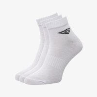 Damskie skarpetki UMBRO SKARPETY QUARTER II WHT 3 PAK ul120sku02001 kolor biały