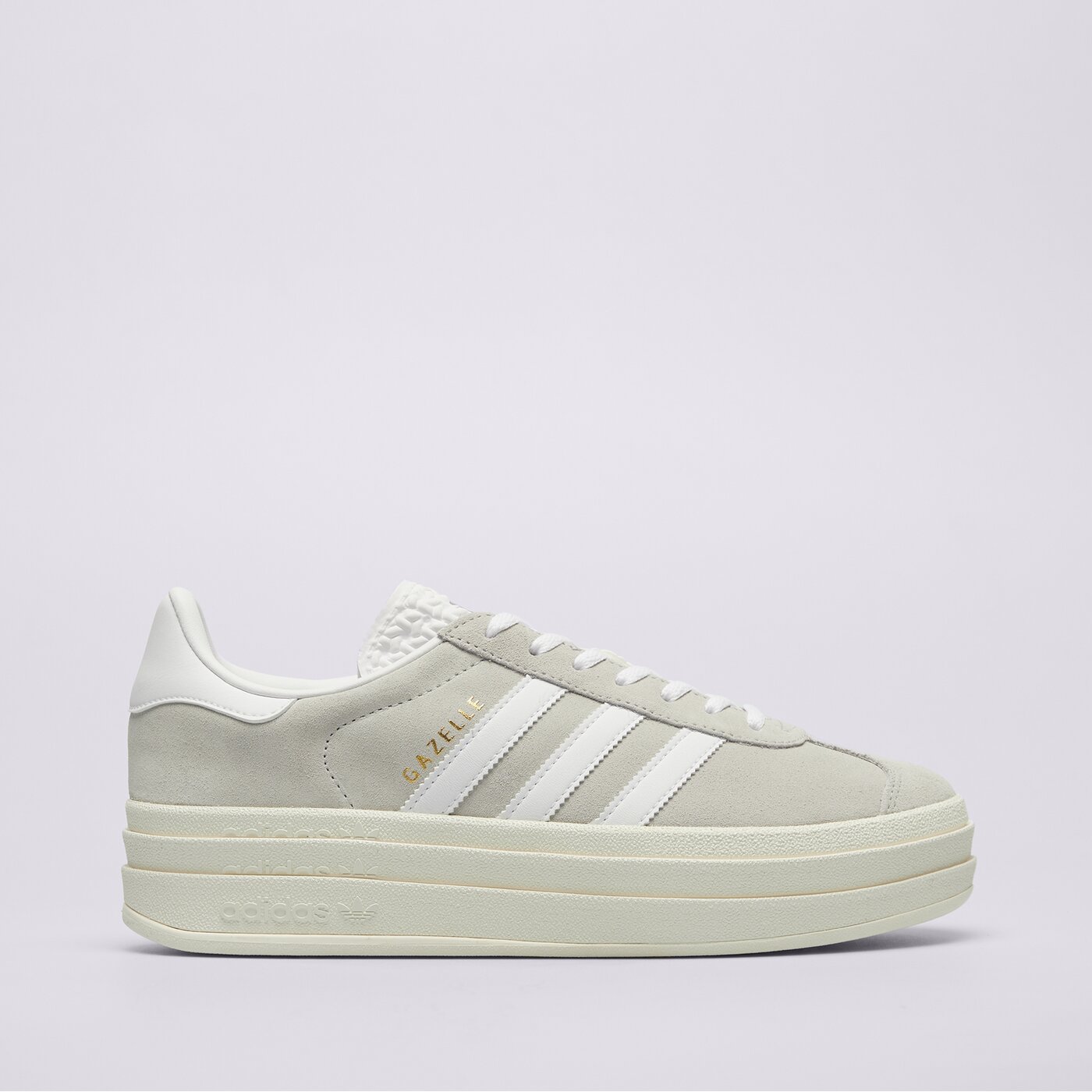 adidas gazelle silver green womens Shop Grey Womens Gazelle Bold Lace Up Sneakers – Shoebacca main image 0