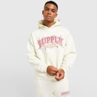 SUPPLY&DEMAND BLUZA Z KAPTUREM MEGA HD GRY-VGY suptm18090325 kolor beżowy