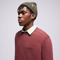 TIMBERLAND BLUZA SMALL LOGO PRINT CREW NECK tb0a5pdvi301 kolor bordowy
