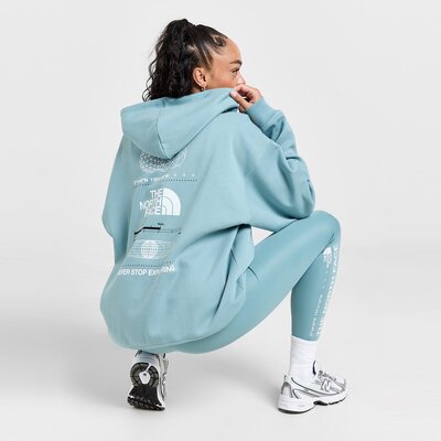 THE NORTH FACE BLUZA Z KAPTUREM TECH GRPH HD BLU