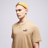 Koszulka męska PUMA T-SHIRT ESS ELEVATED EMBROIDERED 67597385 kolor beżowy