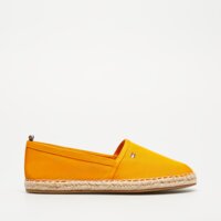 Damskie buty TOMMY HILFIGER BASIC TOMMY FLAT ESPADRILLE fw0fw06497sg3 kolor pomarańczowy