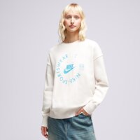 Damska bluza NIKE BLUZA W NSW FLC OS CREW PRNT SU SWEATSHIRT fd4234-030 kolor beżowy