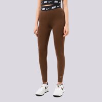 Spodnie damskie NIKE LEGGINGS HIGH WAISTED LOGO dm4651-259 kolor brązowy