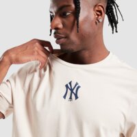 Koszulka męska NEW ERA T-SHIRT MLB SMALL LOGO NYY NEW YORK YANKEES 60669185 kolor beżowy