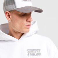 SUPPLY&DEMAND BLUZA Z KAPTUREM OCEAN HD WHT-WHT suptm18236010 kolor biały