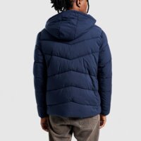 Męska kurtka zimowa REEBOK KURTKA ZIMOWA STRETCH PUFFER omrb1567_vector navy kolor niebieski