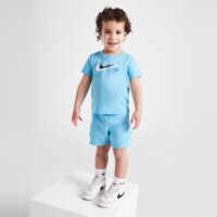 NIKE KOMPLET T-SHIRT&SZORTY DOUBLE SWOOSH B fnzn0147 kolor niebieski