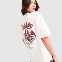 Koszulka damska ADIDAS T-SHIRT GFX ky5471 kolor beżowy
