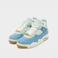 Damskie buty WMNS AIR JORDAN 4 RETRO TEX  ib6716-100 kolor niebieski