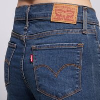Spodnie damskie LEVI'S SPODNIE 318 SHAPING WIDE LEG 001pz-0001 kolor niebieski
