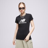 Koszulka damska NEW BALANCE T-SHIRT NB ESSENTIALS STACKET LOGO TEE wt31546bk kolor czarny