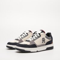 Męskie buty TOMMY HILFIGER TH BASKET BETTER SUEDE MIX fm0fm04822dw5 kolor granatowy