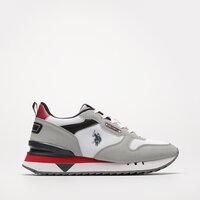 Męskie buty U.S. POLO ASSN BUZZY001  buzzy001lgrred02 kolor szary