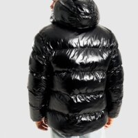 Męska kurtka zimowa ZAVETTI KURTKA PALZINO SHINE am-zvc-00798-001 kolor czarny