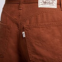 Spodenki damskie LEVI'S SZORTY HIGH BAGGY SHORT a9311-0009 kolor brązowy