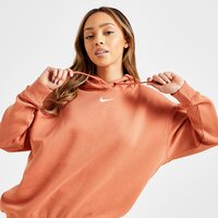 Damska bluza NIKE SPORTSWEAR OVERSIZED FLEECE HOODIE  dj7668-827 kolor pomarańczowy