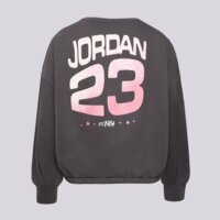 Bluza dziecięca JORDAN BLUZA JUMPMAN CLUB PLEATED FLC CREW GIRL 45f410-g0t kolor czarny