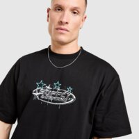 Koszulka męska SUPPLY&DEMAND T-SHIRT BROOKLYN TEE BLK-BLK suptm18075007 kolor czarny