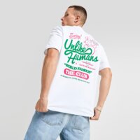 Koszulka męska UNLIKE HUMANS T-SHIRT CLUB TEE WHT-WHT ulhtm10307010 kolor biały