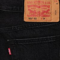 Męskie spodenki LEVI'S SZORTY 501® 93 SHORTS 85221-0061 kolor czarny