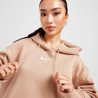 Damska bluza NIKE BLUZA Z KAPTUREM W NSW STYLE FLC PO HOODIE OS dq5860-200 kolor beżowy