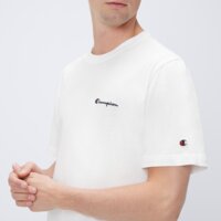 Koszulka męska CHAMPION T-SHIRT SS EMBROIDERED SMALL LOGO 221778_ww001 kolor biały