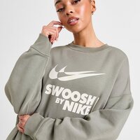 Damska bluza NIKE BLUZA W NSW FLC OS CREW GLS GYM LIFE fz4631-053 kolor szary