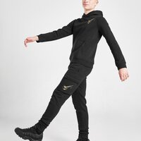 Spodnie dziecięce NIKE SPODNIE SOS FLC CRGO PANT BLK/GLD dx2299-011 kolor czarny