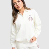 Damska bluza ADIDAS BLUZA COLLAR CREW kt0733 kolor biały
