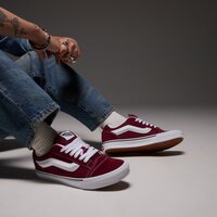 Męskie buty VANS KNU SKOOL  vn000d22zcf kolor bordowy