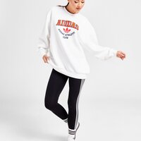 Damska bluza ADIDAS BLUZA CREW iq0898 kolor pomarańczowy