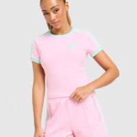 Koszulka damska ADIDAS T-SHIRT BABY kv8502 kolor różowy