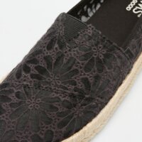 Damskie buty TOMS BLACK FLORAL LACE 10020684 kolor czarny