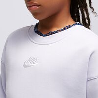 Bluza dziecięca NIKE BLUZA G NSW CLUB FLC BF CREW LBR dd7473-536 kolor niebieski