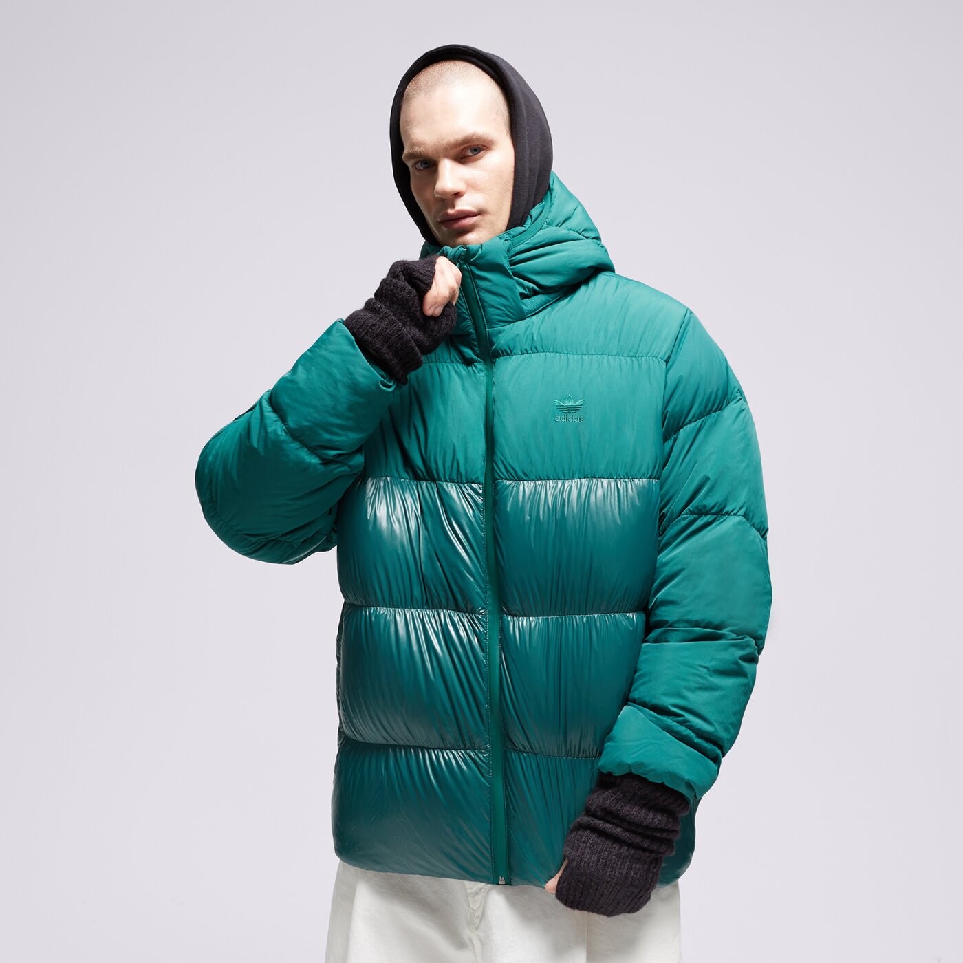 hide36☆ ADIDAS KURTKA ZIMOWA DOWN REGEN ADIC (IL2566) | kolor zielony